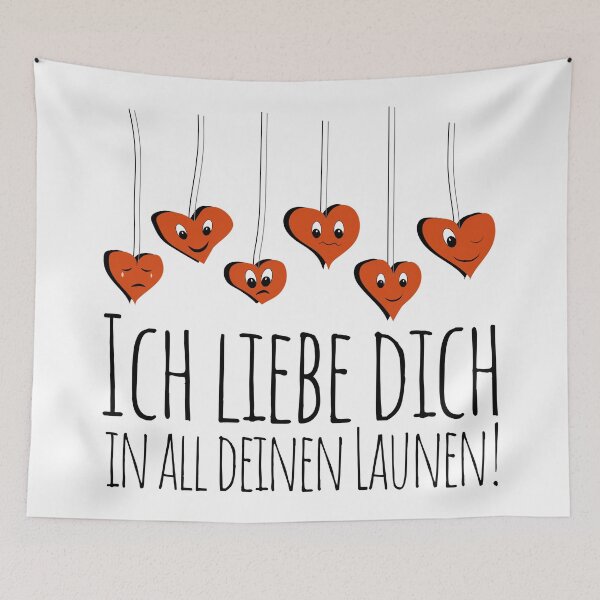 Item preview, "Ich liebe dich in all deinen Launen" designed and sold by MC Art Studio.