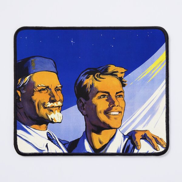 Item preview, Soviet Propaganda Print - Glory to the workers of Soviet science and technology! designed and sold by CommunistGoods.
