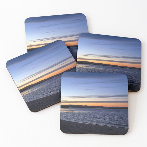 Item preview, Budle Bay, near Bamburgh, Northumberland at sunset designed and sold by HazelWright.