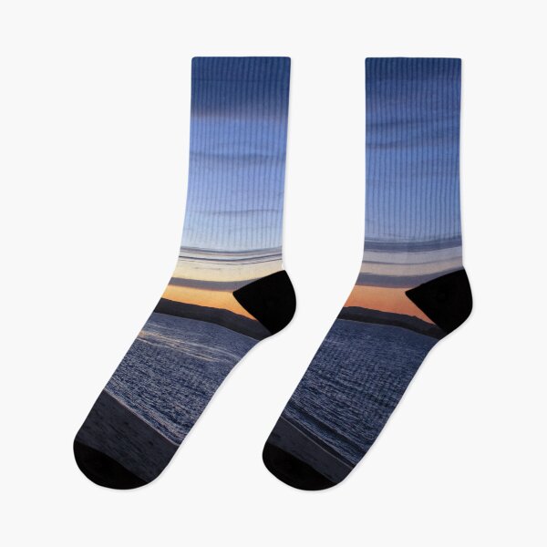 Item preview, Budle Bay, near Bamburgh, Northumberland at sunset designed and sold by HazelWright.