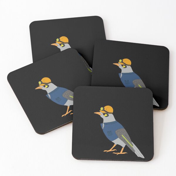 Item preview, Noisy miner FIFO on Black designed and sold by Digitaldingo.