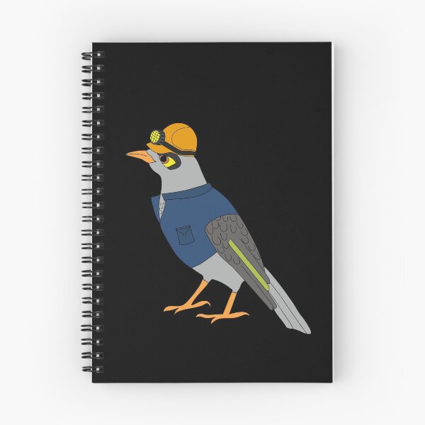Item preview, Noisy miner FIFO on Black designed and sold by Digitaldingo.