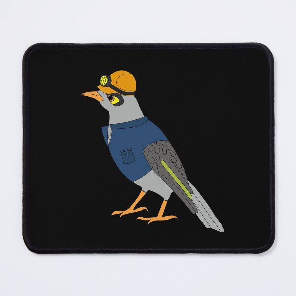 Item preview, Noisy miner FIFO on Black designed and sold by Digitaldingo.