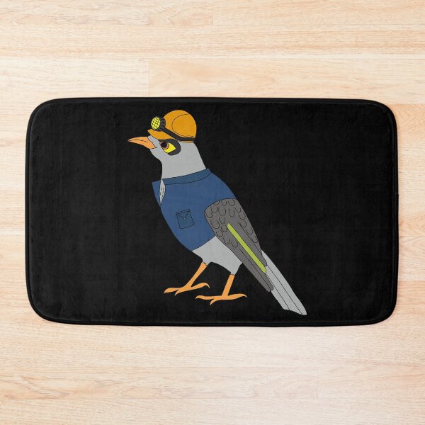 Item preview, Noisy miner FIFO on Black designed and sold by Digitaldingo.