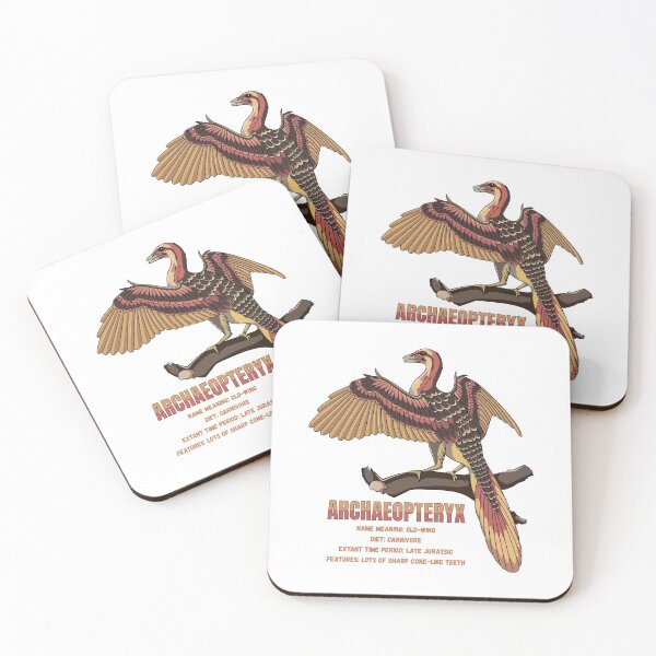 Item preview, Archaeopteryx Dinosaur Lovers First Bird Infographic Facts Gift designed and sold by Maljonic.