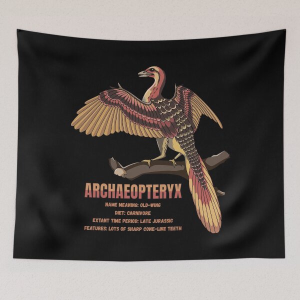 Item preview, Archaeopteryx Dinosaur Lovers First Bird Infographic Facts Gift designed and sold by Maljonic.