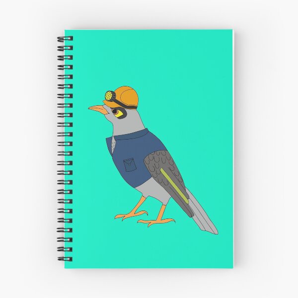 Item preview, Noisy miner FIFO on Aqua designed and sold by Digitaldingo.