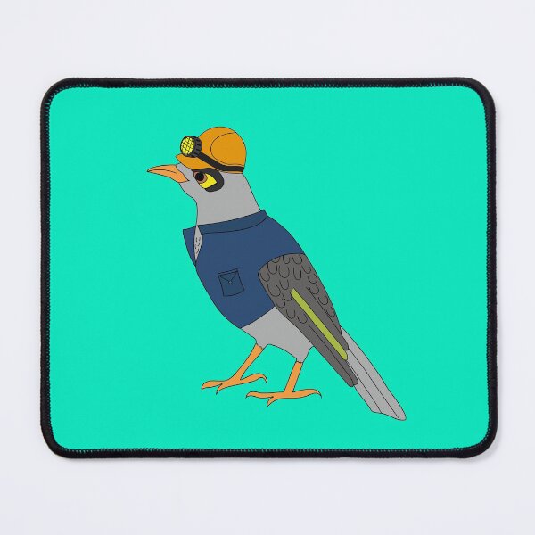 Item preview, Noisy miner FIFO on Aqua designed and sold by Digitaldingo.