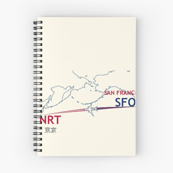 Item preview, SFO-NRT Map designed and sold by TransportTees.