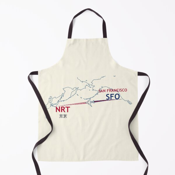 Item preview, SFO-NRT Map designed and sold by TransportTees.