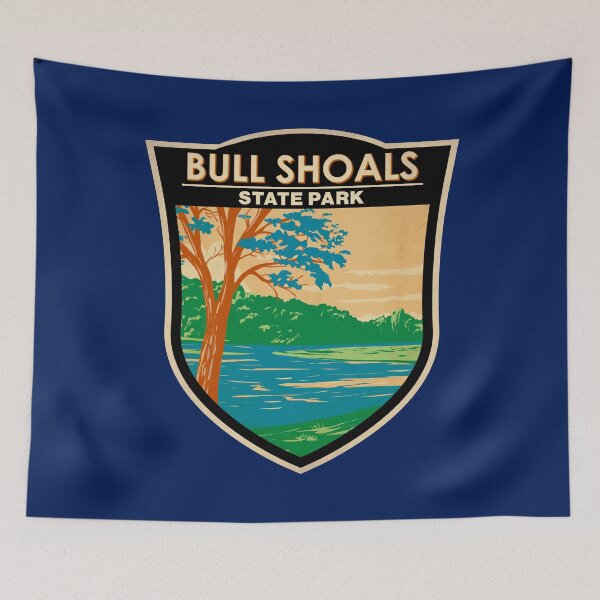 Item preview, Bull Shoals - White River State Park Arkansas Badge designed and sold by KrisSidDesigns.