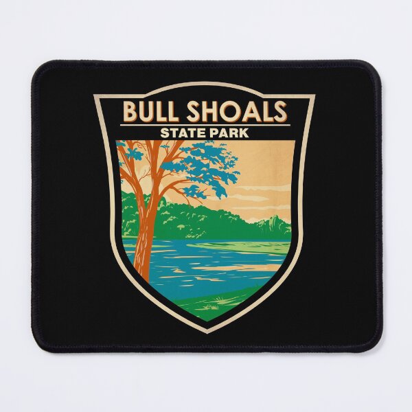 Item preview, Bull Shoals - White River State Park Arkansas Badge designed and sold by KrisSidDesigns.