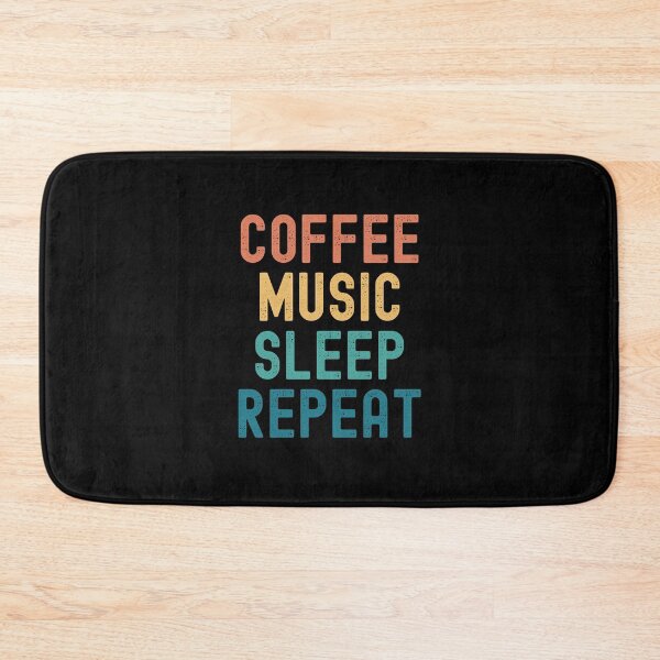Item preview, Coffee Music Sleep Repeat - Funny Music & Coffee Gift designed and sold by kindxinn.