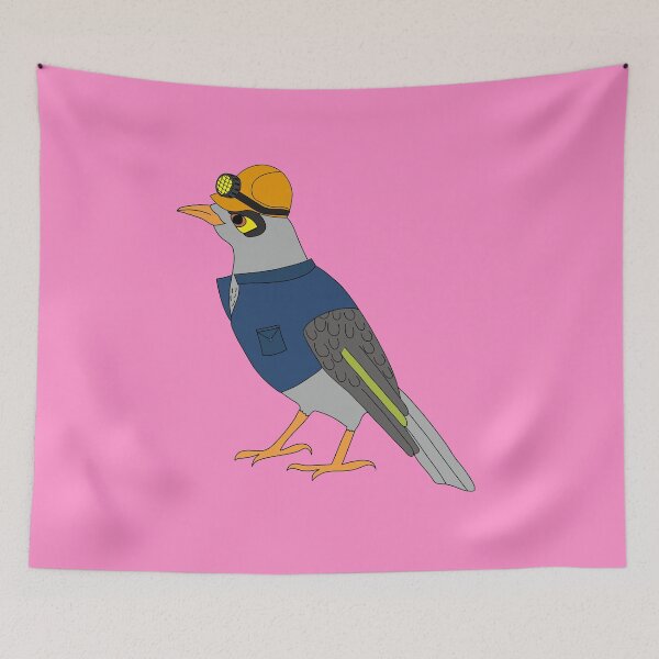 Item preview, Noisy miner FIFO on Pink designed and sold by Digitaldingo.