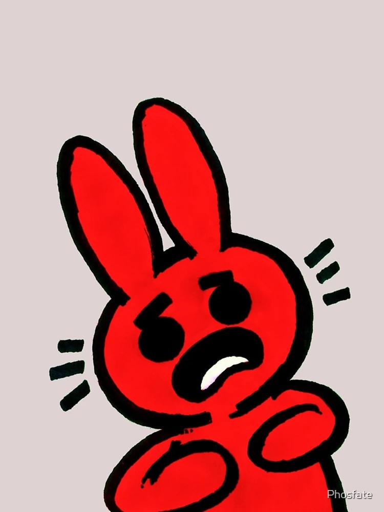 Thumbnail 4 of 4, iPhone Case, Scared Rabbit designed and sold by Phosfate.