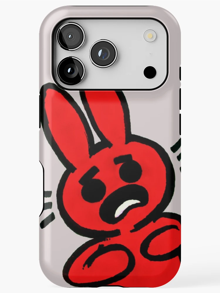 Thumbnail 1 of 4, iPhone Case, Scared Rabbit designed and sold by Phosfate.