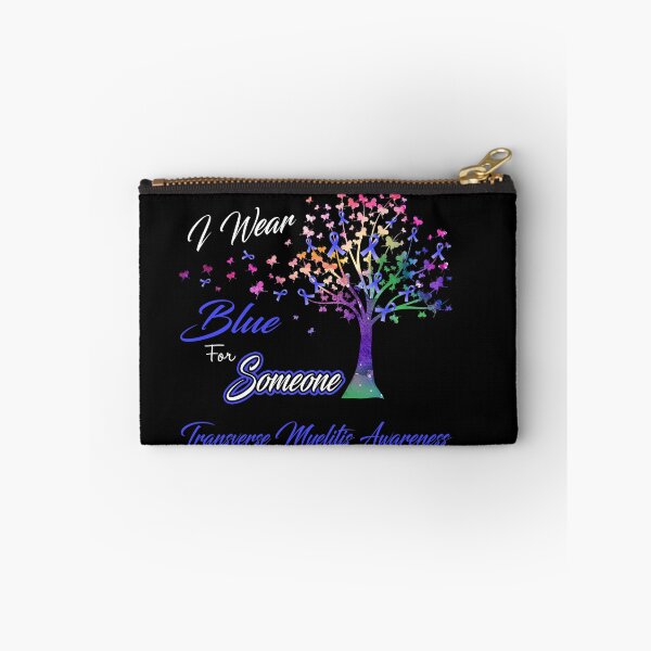 Item preview, Ribbon Tree I Wear Blue For Someone Transverse Myelitis Awareness designed and sold by Tadmab.
