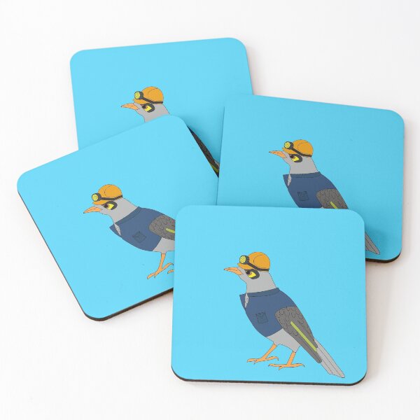 Item preview, Noisy miner FIFO on Blue designed and sold by Digitaldingo.