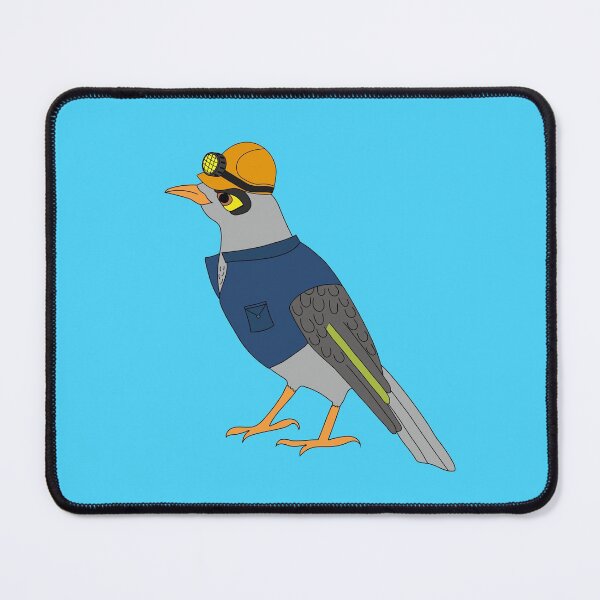 Item preview, Noisy miner FIFO on Blue designed and sold by Digitaldingo.