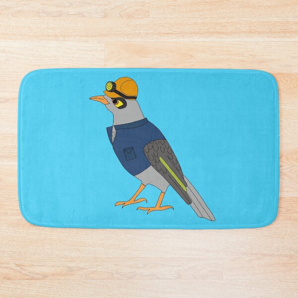 Item preview, Noisy miner FIFO on Blue designed and sold by Digitaldingo.