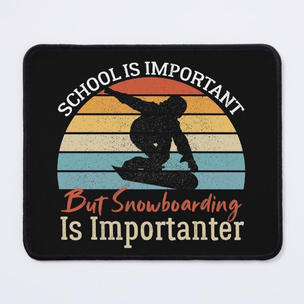 Item preview, Vintage School Is Important But Snowboarding Is Importanter designed and sold by AEOPIN.