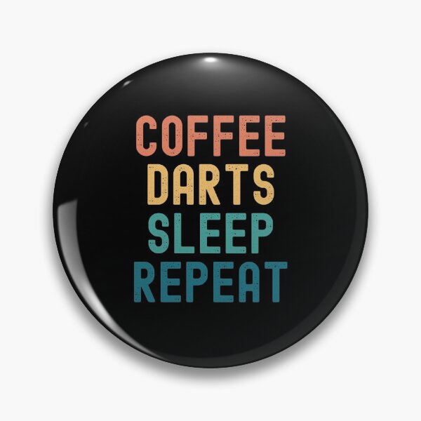Item preview, Coffee Darts Sleep Repeat - Funny Darts & Coffee Gift designed and sold by kindxinn.