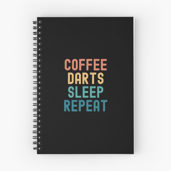 Item preview, Coffee Darts Sleep Repeat - Funny Darts & Coffee Gift designed and sold by kindxinn.