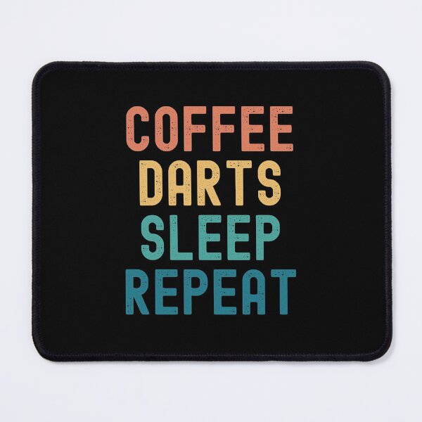 Item preview, Coffee Darts Sleep Repeat - Funny Darts & Coffee Gift designed and sold by kindxinn.