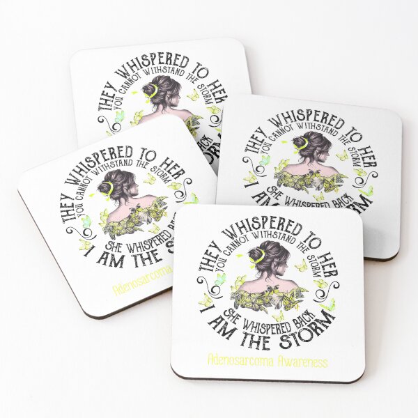 Item preview, Women I Am The Storm Adenosarcoma Warrior designed and sold by Grooffos.