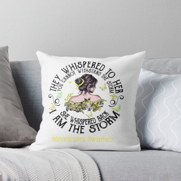 Item preview, Women I Am The Storm Adenosarcoma Warrior designed and sold by Grooffos.