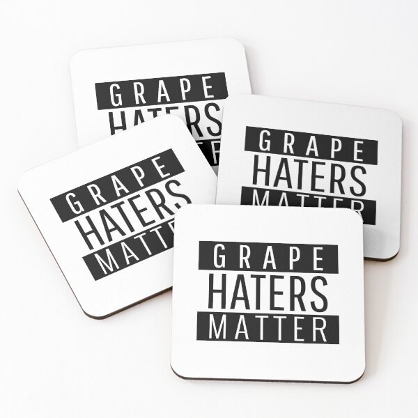 Item preview, Grape Haters Matter - funny designed and sold by narilex.