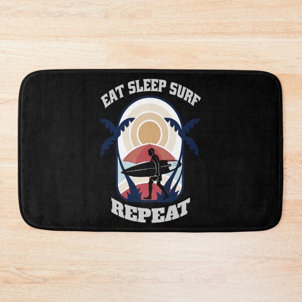 Item preview, Eat Sleep Surf Repeat-Funny Surfing Apparel Gifts for Surfers This Holiday designed and sold by DeeSignTShirts.