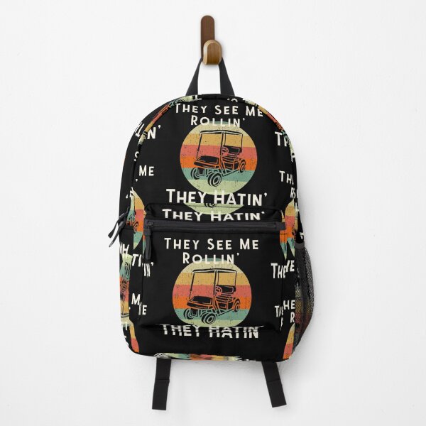 Item preview, They See Me Rollin' They Hatin' Funny Golf Cart Lovers designed and sold by Zurickdesigns.