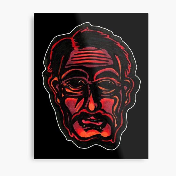 Red Metal Print