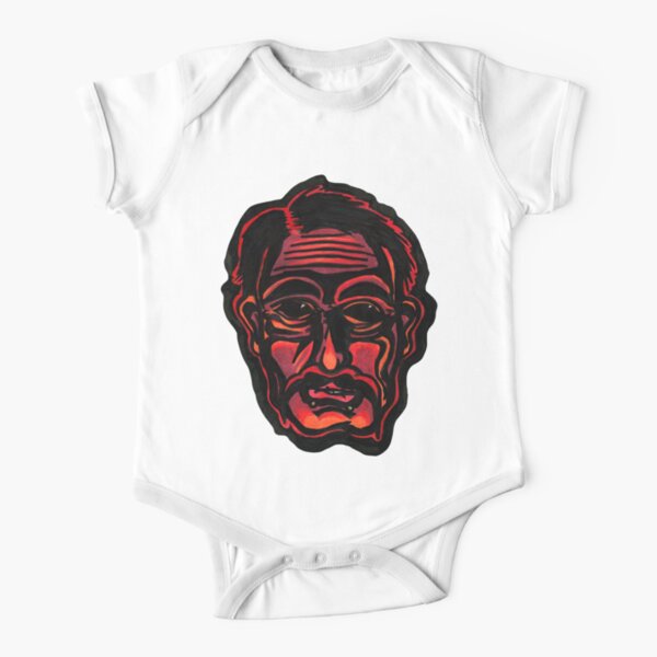 Red Short Sleeve Baby One-Piece