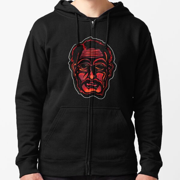 Red Zipped Hoodie