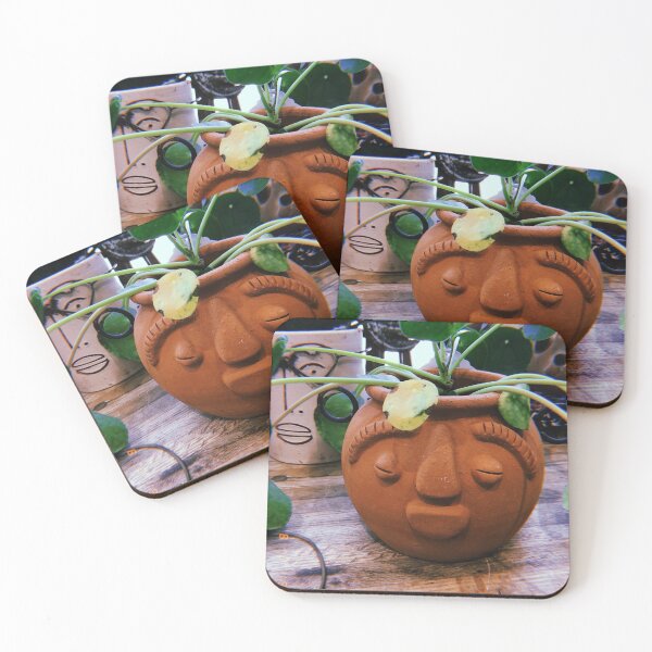 Item preview, Sleepy Potted Plant designed and sold by AshTreeCrtvCo.