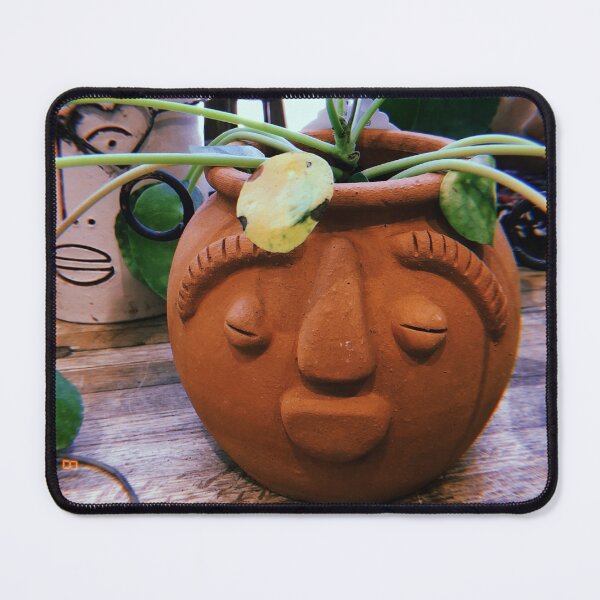 Item preview, Sleepy Potted Plant designed and sold by AshTreeCrtvCo.
