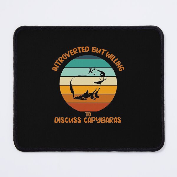 Item preview, Introverted But Willing To Discuss Capybaras designed and sold by YSNbr.