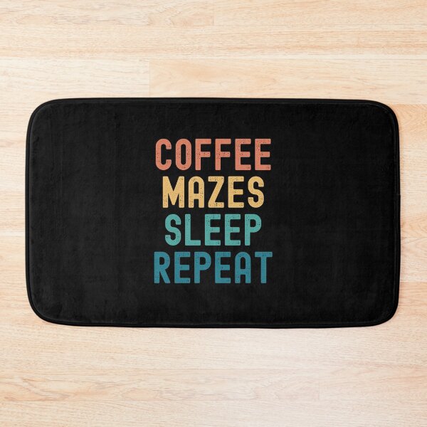 Item preview, Coffee Mazes Sleep Repeat - Funny Mazes & Coffee Gift designed and sold by kindxinn.