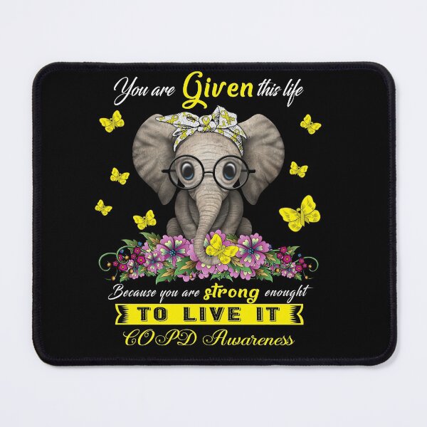 Item preview, COPD Warrior Cute Elephant Lover Gifts designed and sold by Adropine.