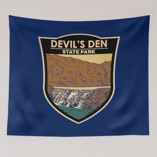 Item preview, Devils Den State Park Arkansas Badge designed and sold by KrisSidDesigns.