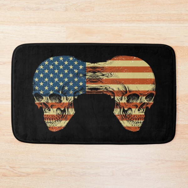 Item preview, Forward Double Skulls Patch designed and sold by GraphifyArt.