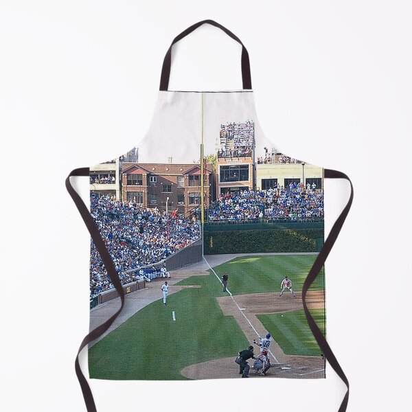 Item preview, Left Field at Wrigley Field, Rooftop bleachers at Wrigley, Ivy covered outfield walls, Chicago baseball stadium, old ballparks, old Stadiums, baseball, foul pole,  designed and sold by Nostrathomas66.