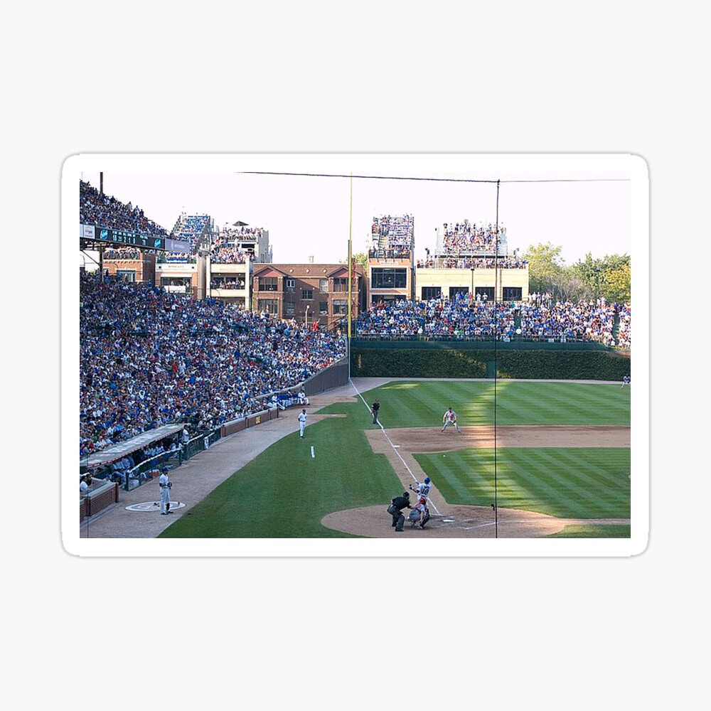 1980s Chicago Cubs Wrigley Field Poster Print 