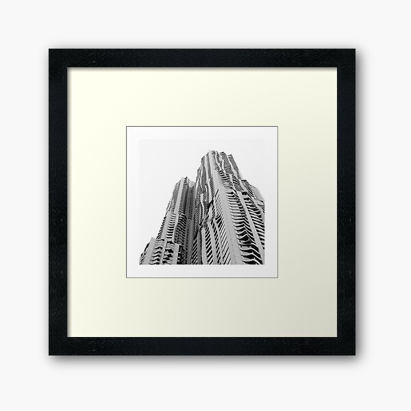 NEW YORK // GEHRY Framed Art Print
