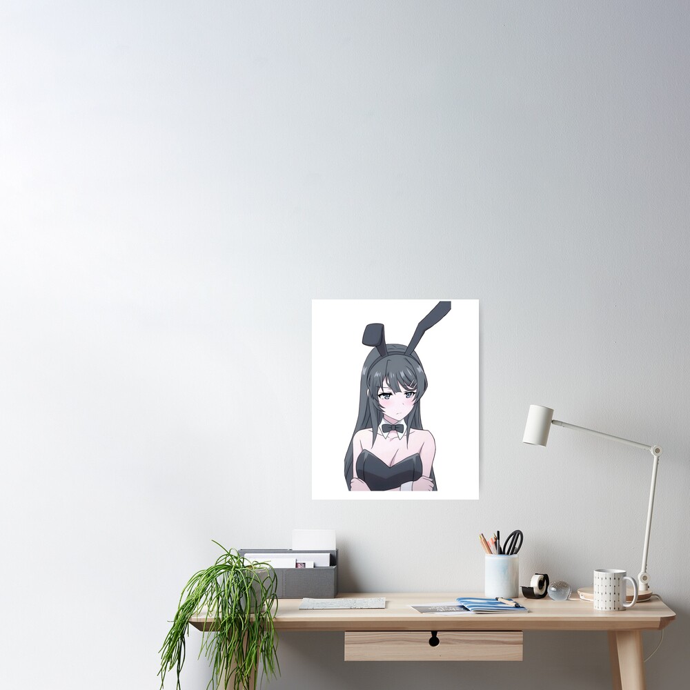 Bunny Hot Anime Girl Poster By Lotfo Redbubble