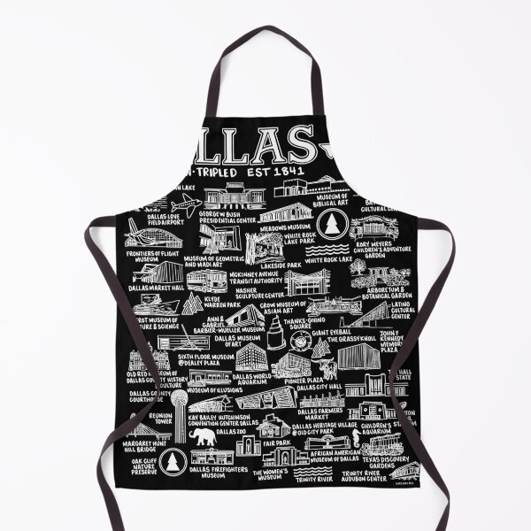 Item preview, Dallas Texas Map designed and sold by fiberandgloss.