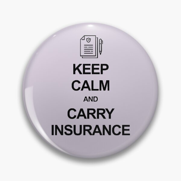 Item preview, Keep calm and carry insurance designed and sold by Occupant9.