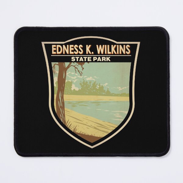 Item preview, Edness K Wilkins State Park Wyoming Badge designed and sold by KrisSidDesigns.